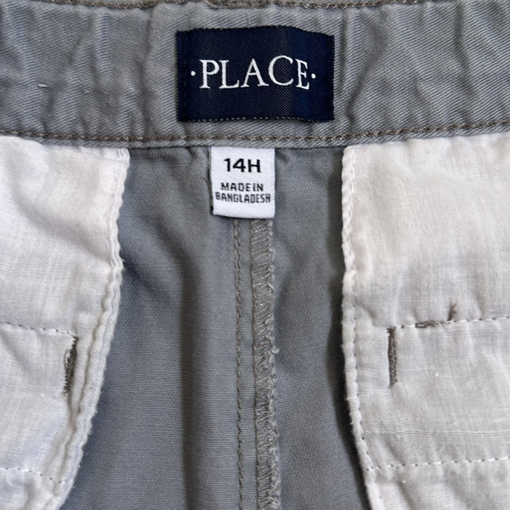 Children's Place Gray Chino & Corduroy Pants Boys 14H - Picture 6 of 7